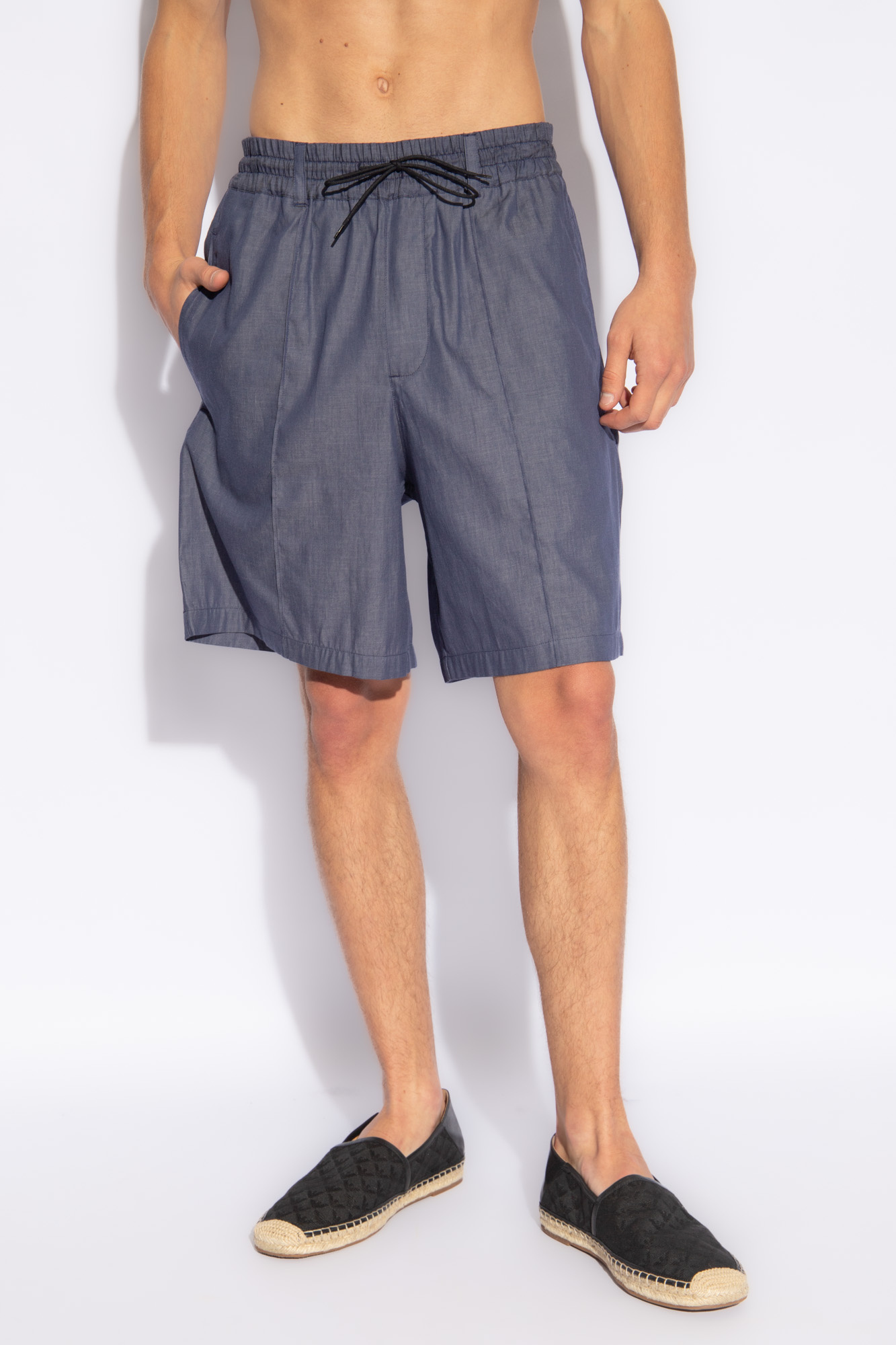 Armani deals cotton shorts